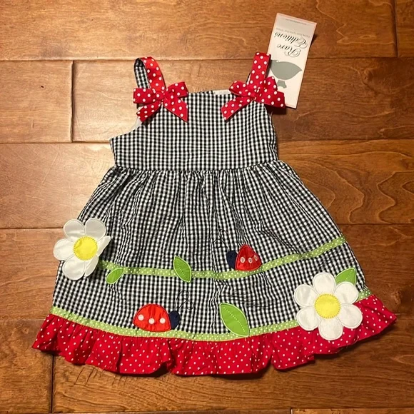 Rare Editions | Dresses | 2t Rare Editions Lady Bug Dress New | Poshmark
